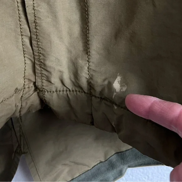 J.Crew Oversized Fishtail Anorak Utility Jacket Military Olive Green Size XS - Picture 9 of 9